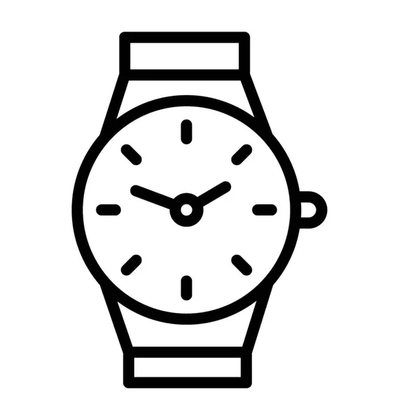 Horloge Voor Mannen Accessoire — Stockvector