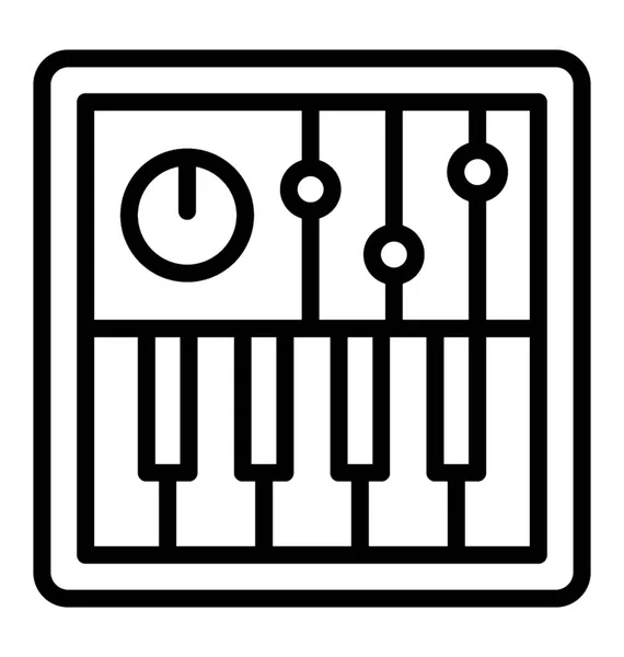 サウンド ミキシングのためのイコライザー音楽設定 — ストックベクタ