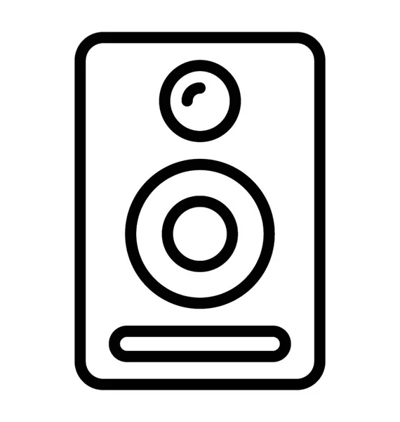 Ein Ausgabegerät Für Ton Lautsprecher — Stockvektor