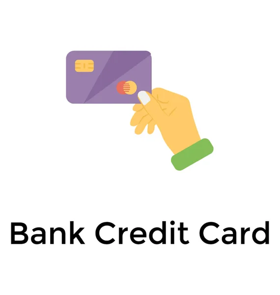 Mann Mit Kreditkarte Für Online Zahlung — Stockvektor