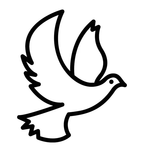 Ikona Gołębia Pokojowego — Wektor stockowy