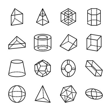 Matematiksel şekiller Icon Pack 