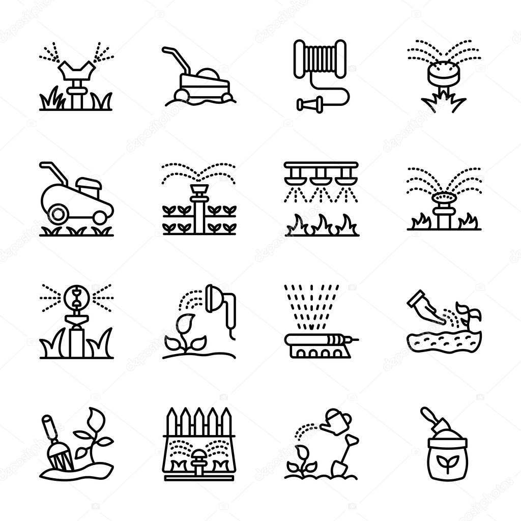 Pack Of Gardening Icons