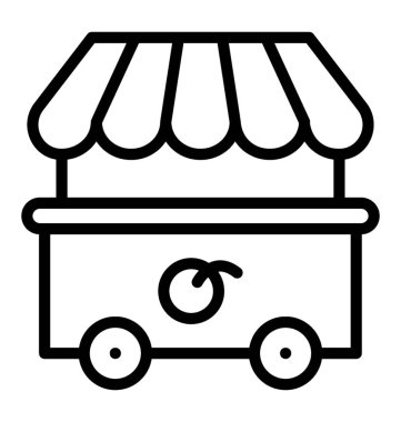 Simgesi tasarım yemek sepeti