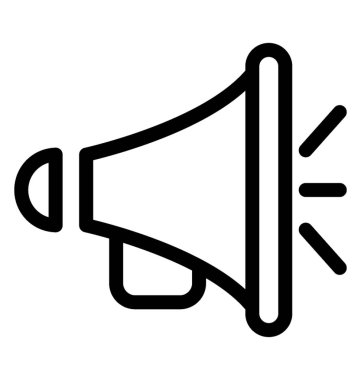 Duyuru yapmak megafon hoparlör