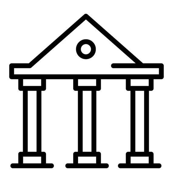 Архитектурное Проектирование Банка — стоковый вектор