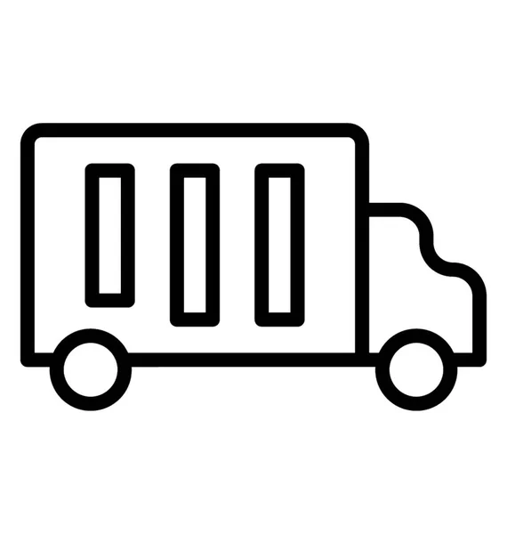 Véhicule Expédition Icône Camion Livraison — Image vectorielle