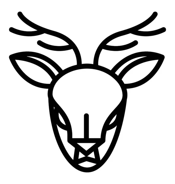Animal Reindeer Tattoo — Stock Vector