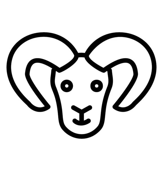 Signos Del Zodíaco Aries Tatuaje — Vector de stock