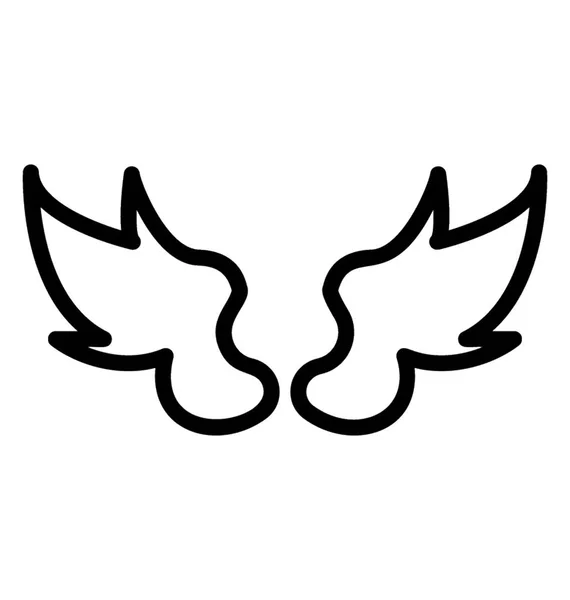 翼自由のシンボルをタトゥーします — ストックベクタ