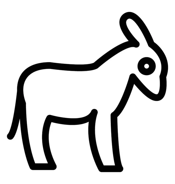 Éléphant Avec Une Étoile Symbolisant Signe Parti Politique — Image vectorielle