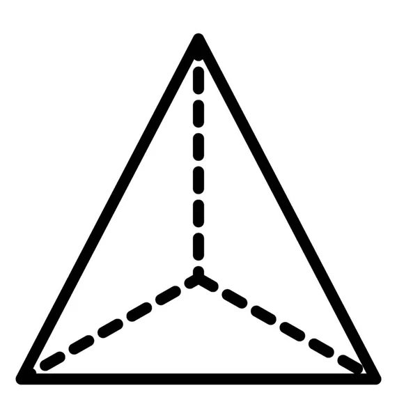 三角形的独立图标设计 — 图库矢量图片