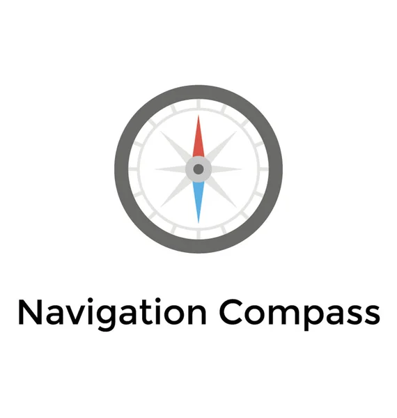 Compass Icon Design White Background — Stock Vector