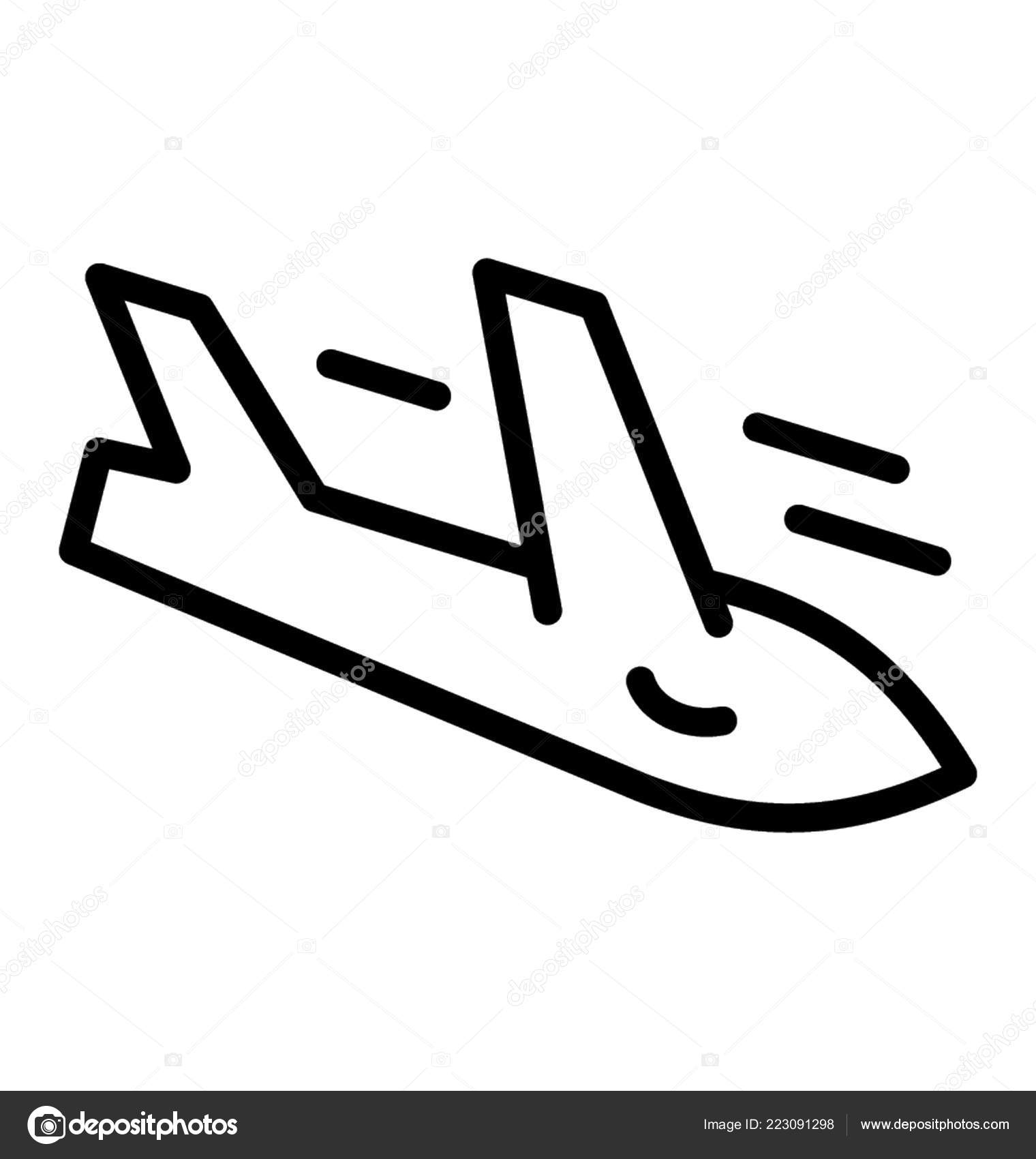 Landing Flight Designed Portray Emergency Landing Stock Vector by  ©prosymbols 223091298, image size:1520x1700