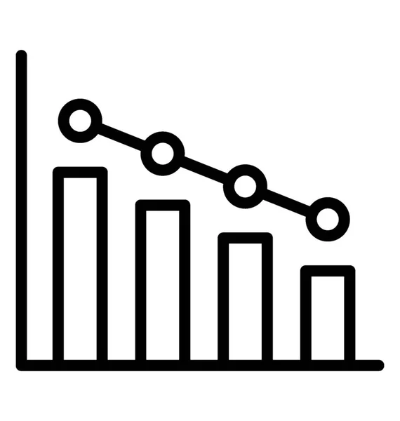 Balkendiagramm Mit Wachstumskonzept — Stockvektor