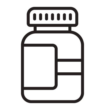 Tablet depolamak için bir tıp kavanoz