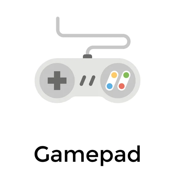 Gadget Ícone Vetor Gamepad — Vetor de Stock