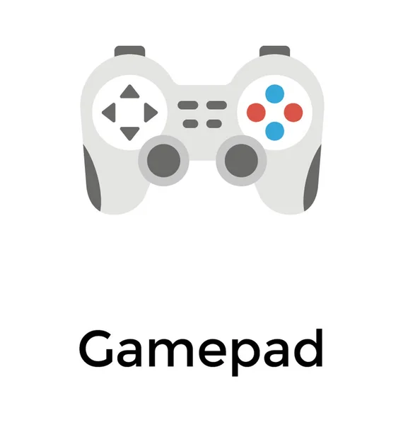 Ikona Miniaplikace Vektor Gamepad — Stockový vektor