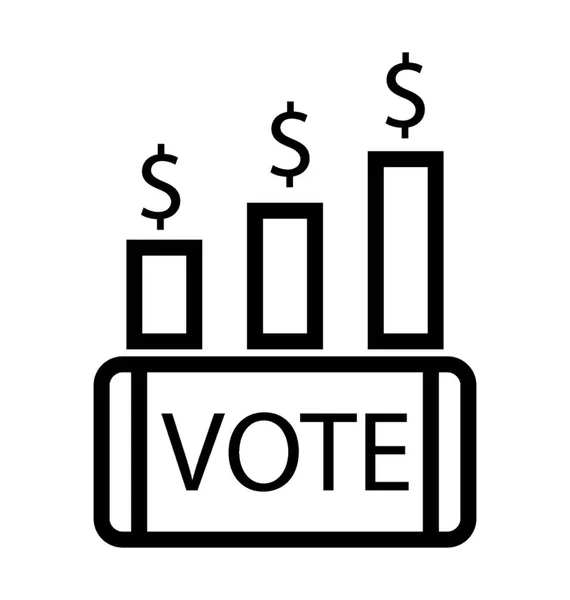 Classement Des Électeurs Pour Élection — Image vectorielle