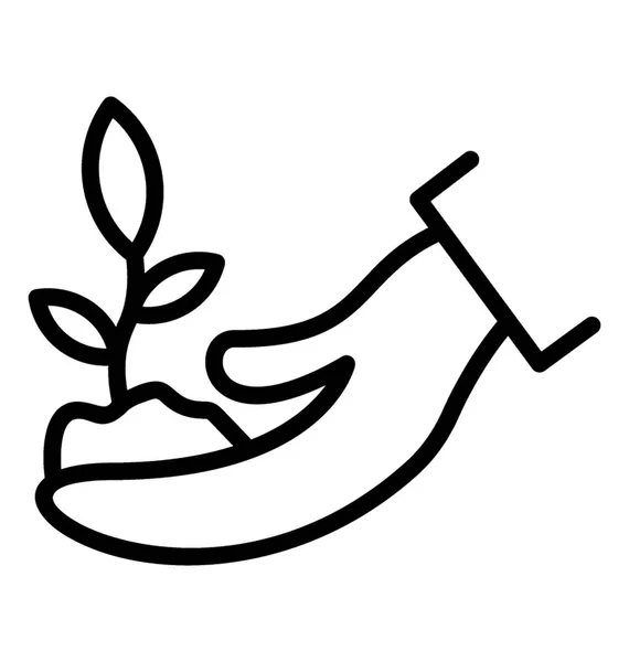 Plantagensymbol Landwirtschaft Landwirtschaft Einklang Mit Dem Symbol — Stockvektor