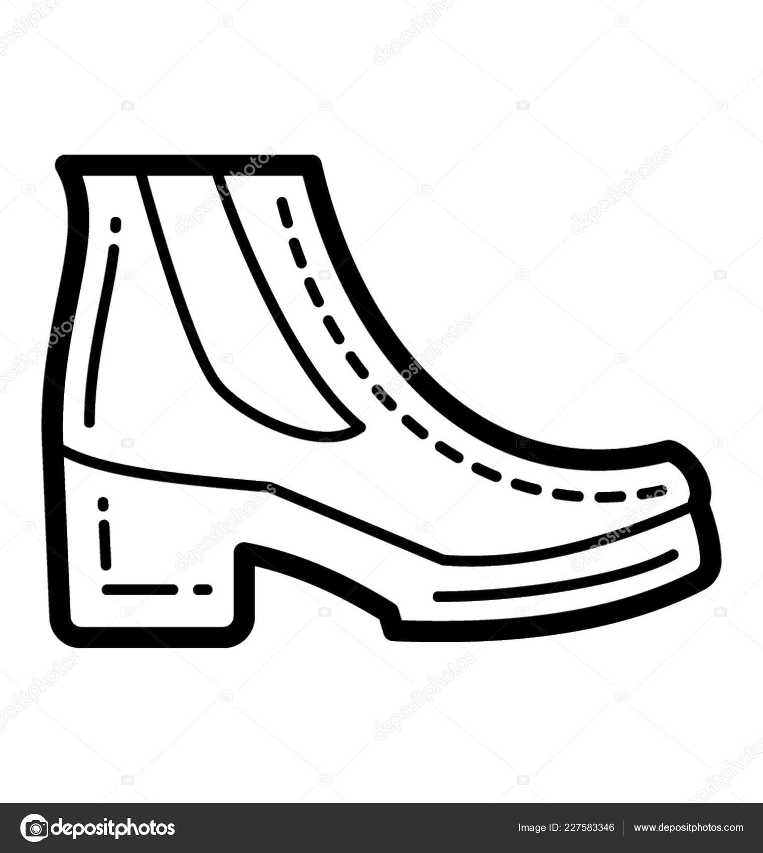 Ankle Footwear Ankle Boots Icon Stock Vector by ©prosymbols 227583346