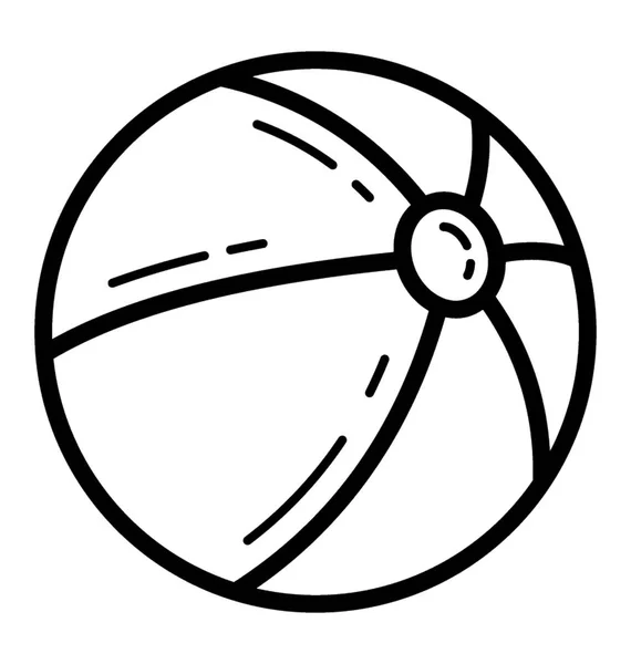 Handball Beachspiel Ikone — Stockvektor