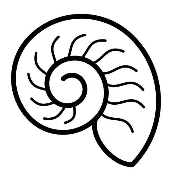 Γαρίδες Θαλασσινά Εικονίδιο Σχεδιασμός — Διανυσματικό Αρχείο