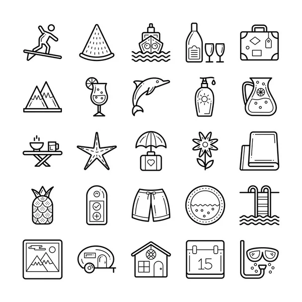 Summer Holidays Icons Pack