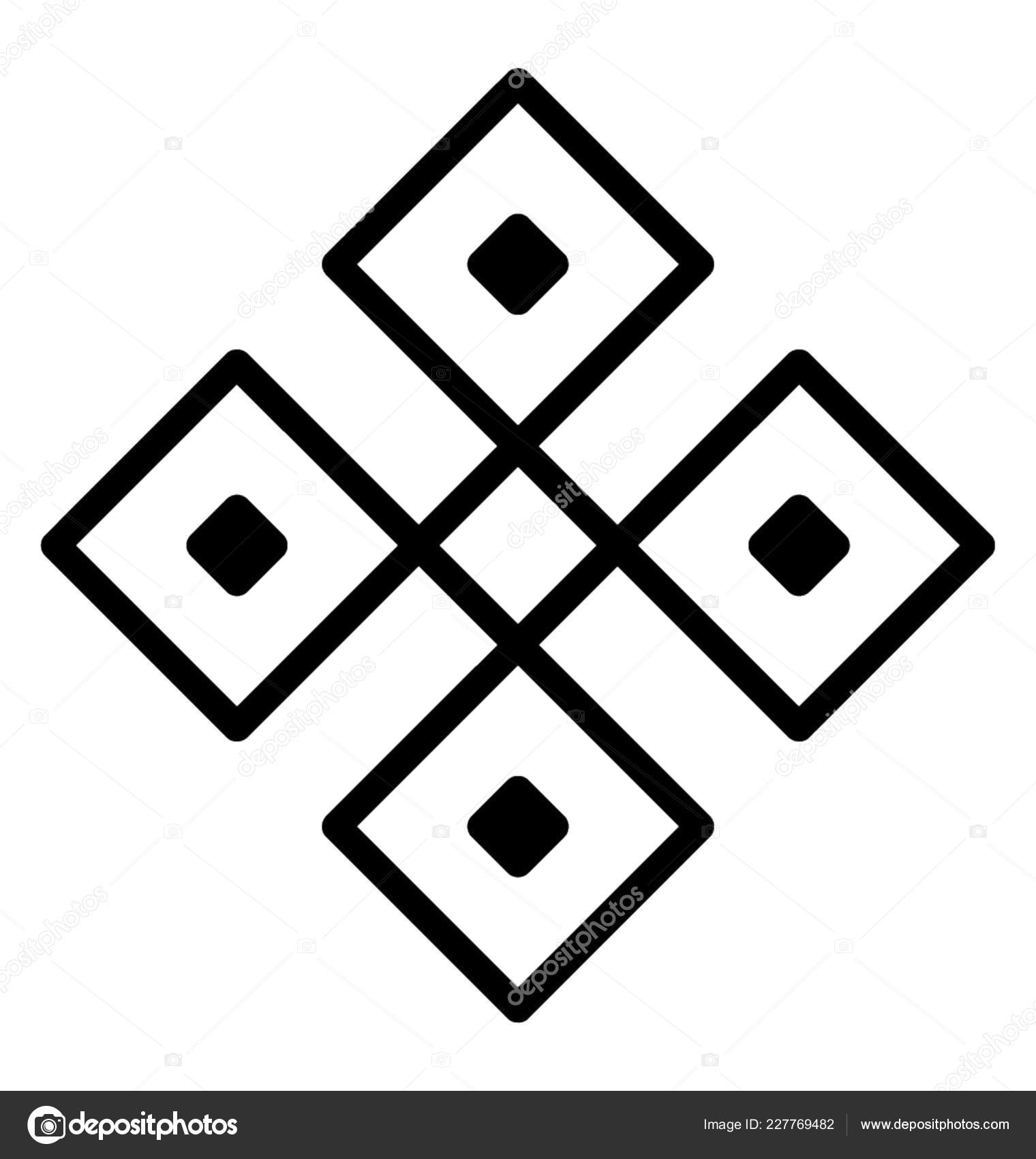 Square Symbol Hope Tribal Icon Stock Vector Image By C Prosymbols 227769482