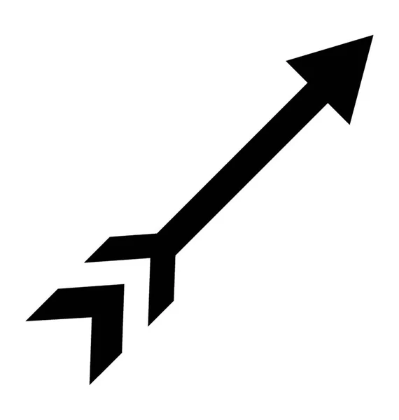 Ikona Šipky Symbolů Označujících Obrany — Stockový vektor