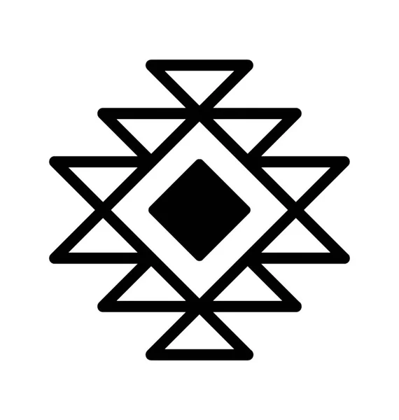 Etniske Stammesymbol Aztec – stockvektor