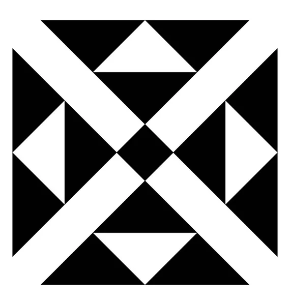 Símbolo Tribal Étnico Padrão Azteca — Vetor de Stock