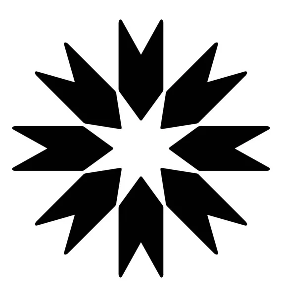 Дизайн Піктограм Племінних Квітів — стоковий вектор