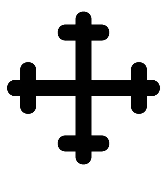 Symbol Des Christentums Als Vektorsymbol — Stockvektor