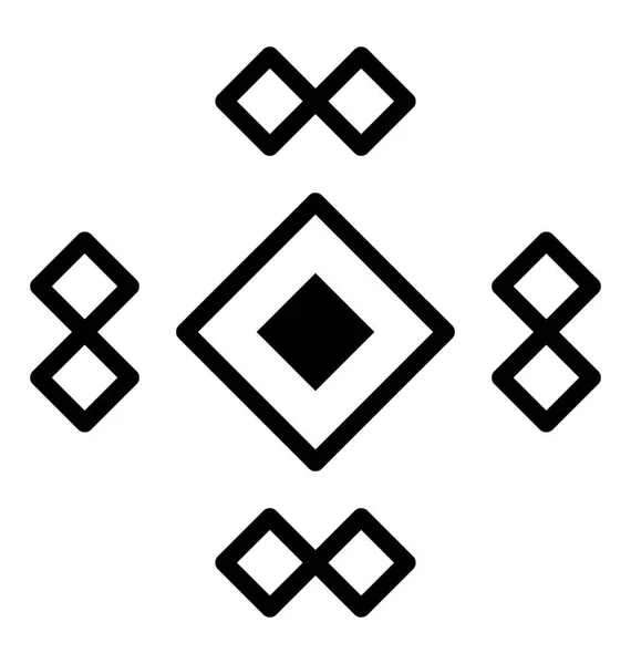 Племінна Маска Векторний Дизайн Піктограми — стоковий вектор