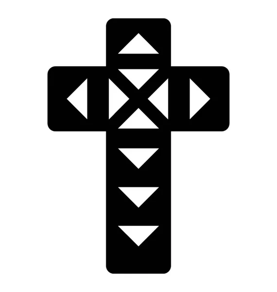 Christendom Symboolpictogram Vector — Stockvector