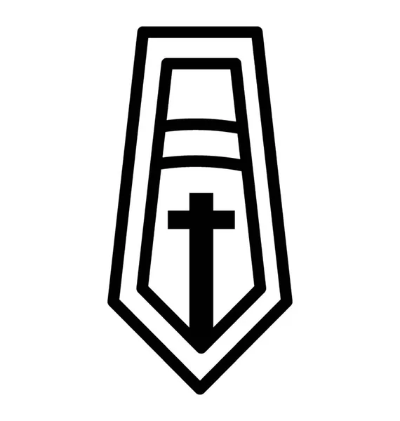 Christianity Symbol Vector Icon — Stock Vector