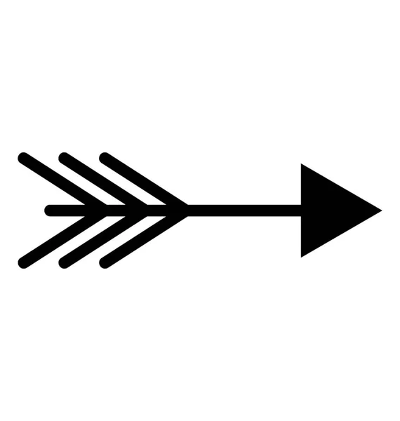 Pfeil Symbol Für Verteidigungssymbol — Stockvektor