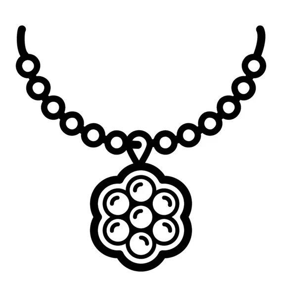 花のペンダントのデザインのベクトル — ストックベクタ