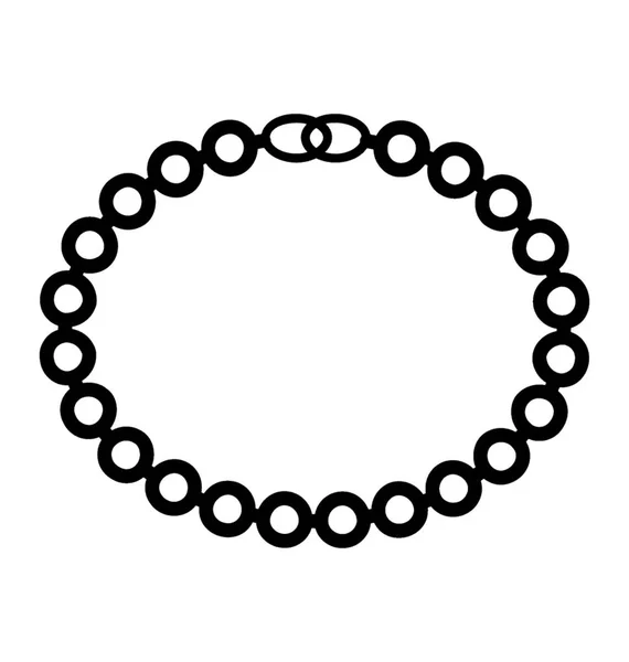Значок Вектора Линии Чокера — стоковый вектор