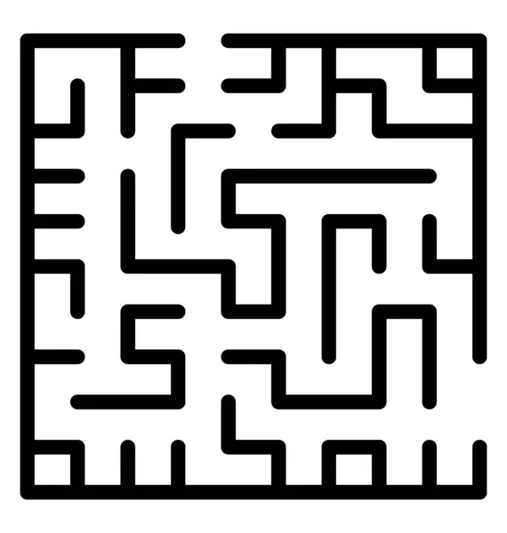 Ikon Block Labyrint — Stock vektor