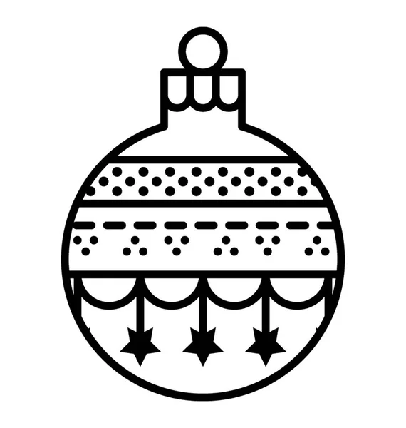 Линия Иконки Дизайна Глобуса Вечеринки — стоковый вектор