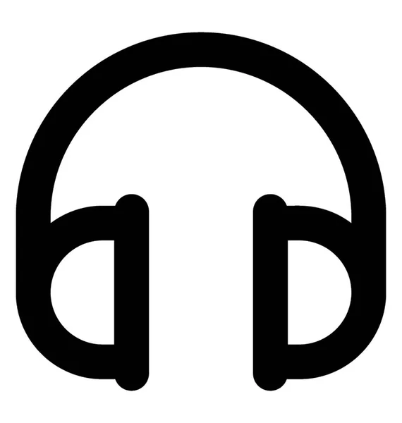 Icon Vektor Für Kopfhörerleitung — Stockvektor