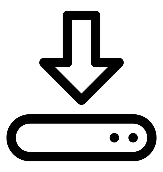 Lijn Pictogram Vector Downloaden — Stockvector