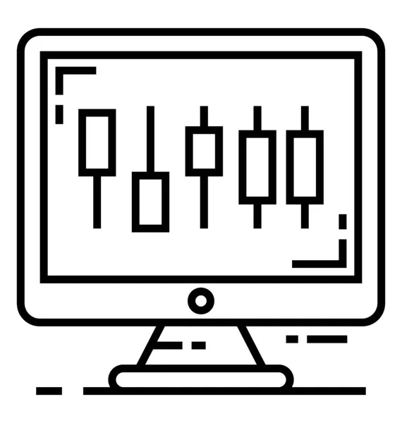 Laptop Ustawienia Ikona Wektor — Wektor stockowy
