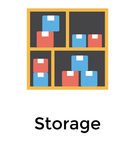 Дизайн Иконки Склада Хранение — стоковый вектор