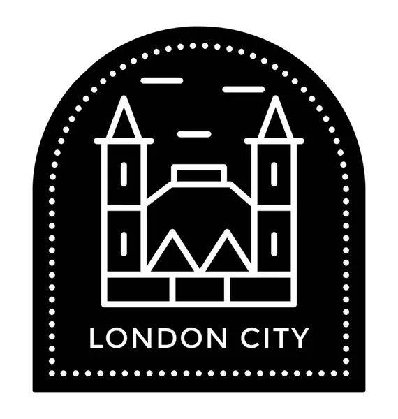 Símbolo Reino Unido Ícone Selo Cidade Londres — Vetor de Stock