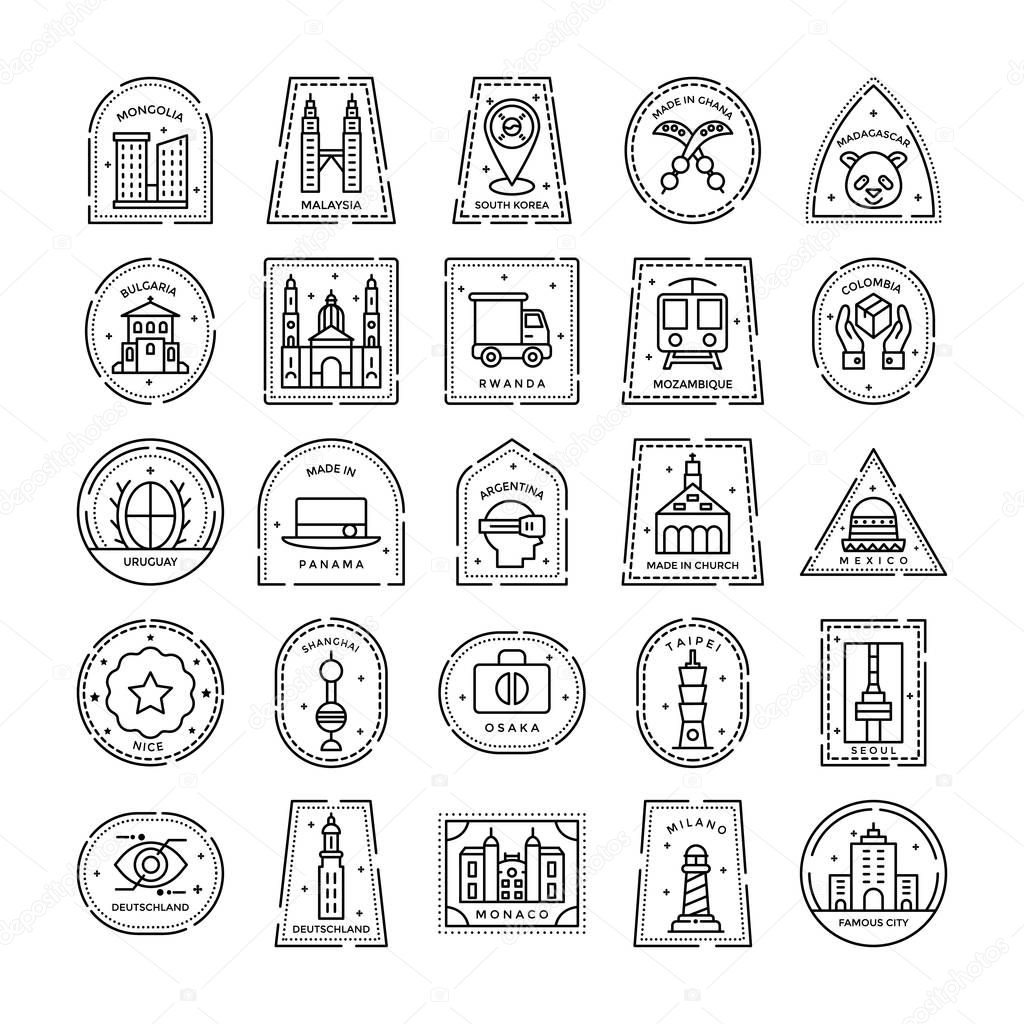 Stamps And Postage Seals Pack