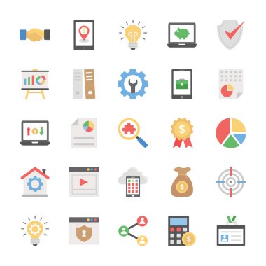 İş vektör Icon Pack 