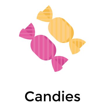 Kaydırılan tatlı şeker şekerleme madde